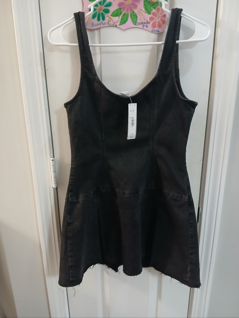 VS PINK DENIUM ZIP FRONT CORSET DRESS - Picture 7 of 12